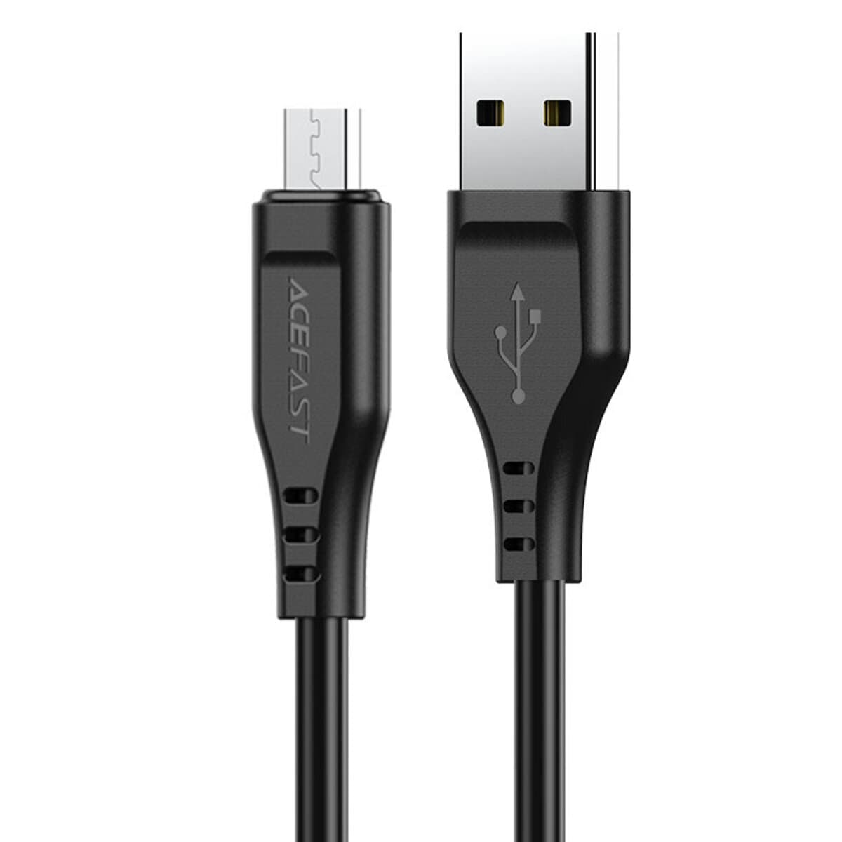 Кабель ACEFAST C3-09 USB to Micro-USB 2.4A 1.2m TPE connectors Black (AFC3-09B)