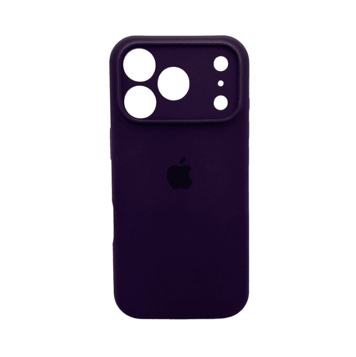 Захисний чохол-накладка Silicone Full Case AA Camera Protect для Apple iPhone 17 Pro Berry Purple (FullAAi17P-59)
