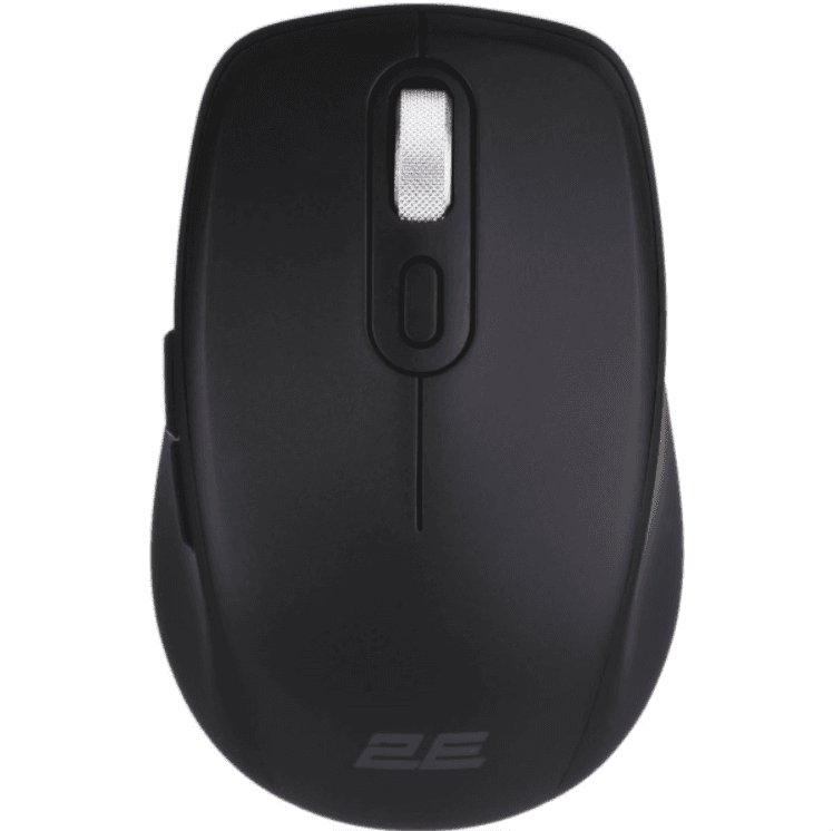 Бездротова мишка 2E MF225 Silent WL/BT 1600dpi Black(2E-MF225WBK)