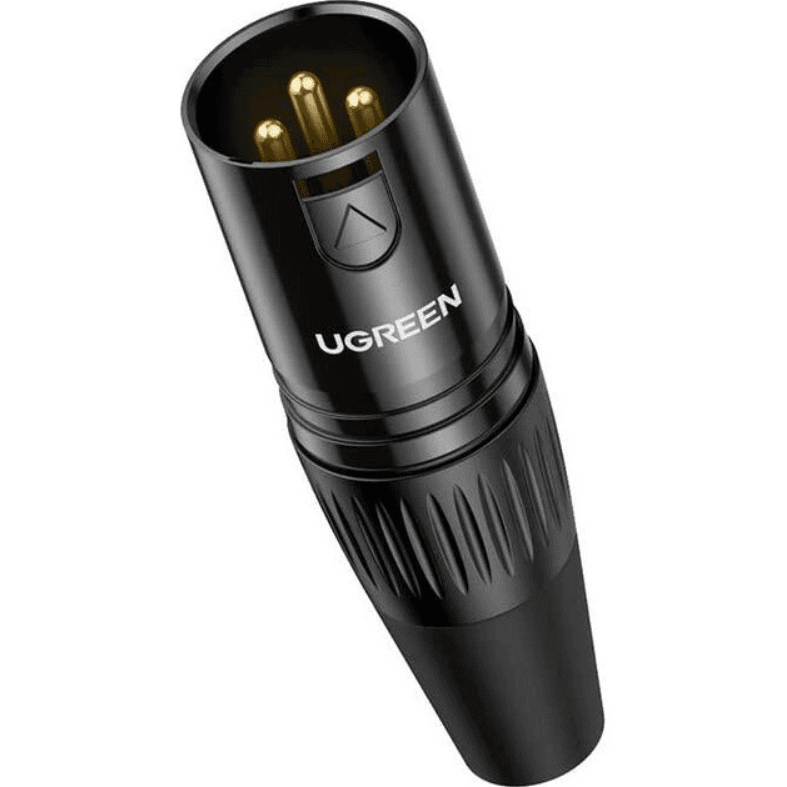 Аудіо перехідник UGREEN AV162 Cannon XLR Male Black Cannon XLR Male Black (UGR-80439)