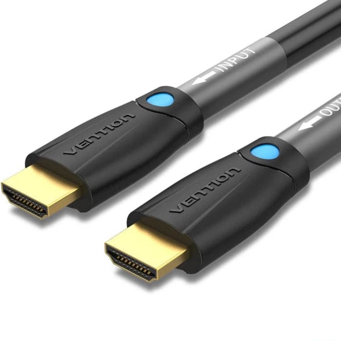 Кабель Vention HDMI M - M 10м V2.0 Engineering 4K 60Гц 18Gbps HD 7.1 PVC Black (AAMBL)