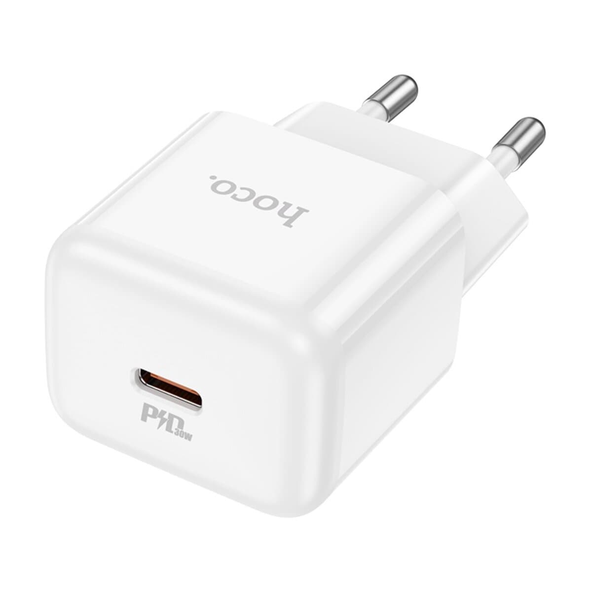 Зарядное устройство HOCO N32 Glory PD30W single port charger EU 1xType-C 2.5A White
