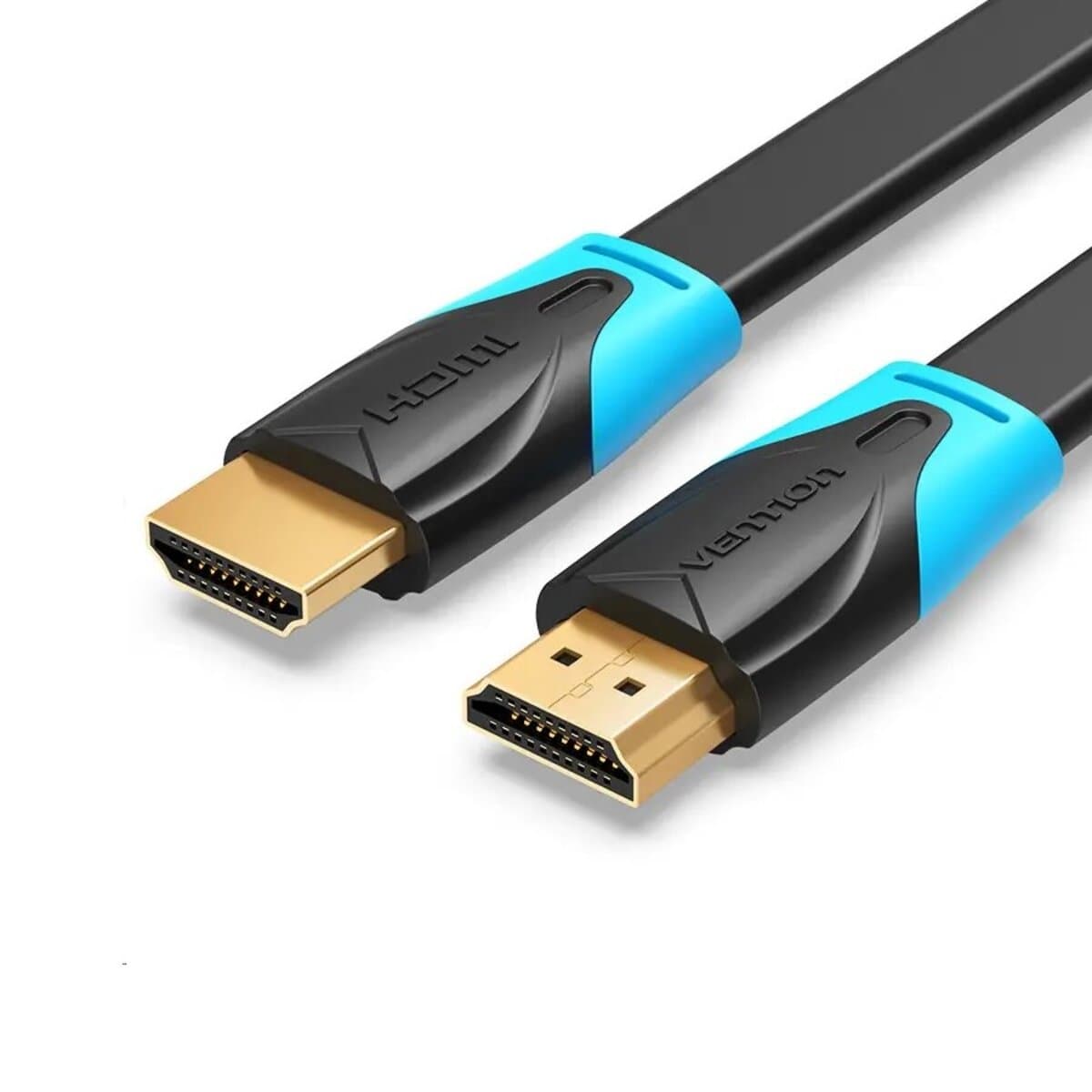 Кабель Vention Flat HDMI to HDMI v2.0 Cable плоский 1.5m Black (VAA-B02-L150)
