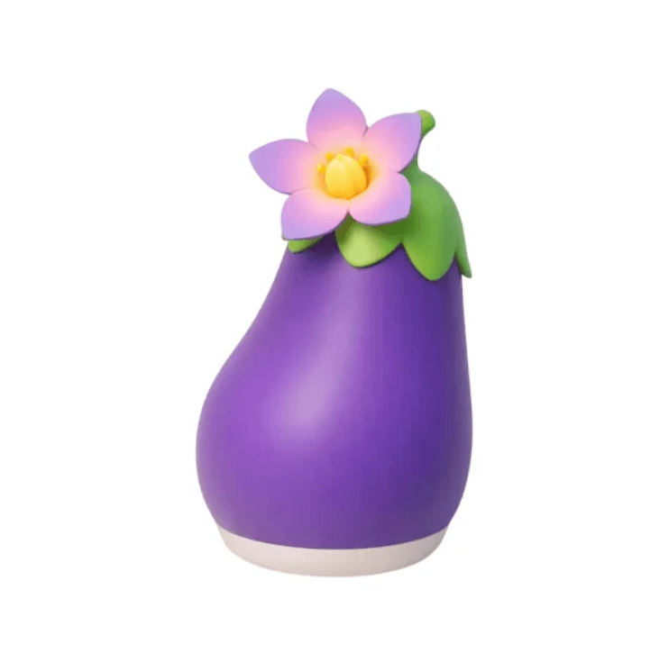 Нічник-світильник Jinwu Rechargeable Eggplant Flower Patting Night Light Colorful 1200 mAh Purple (JXJA047)