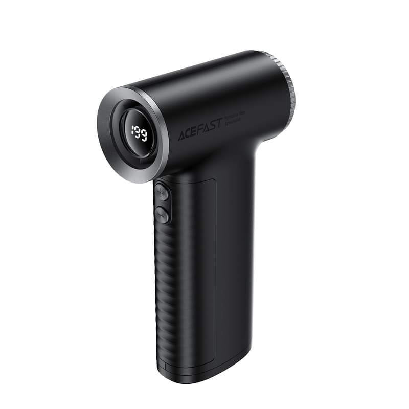 Портативний турбовентилятор ACEFAST YF4 Powerful handheld fan with digital display 4000mAh Black