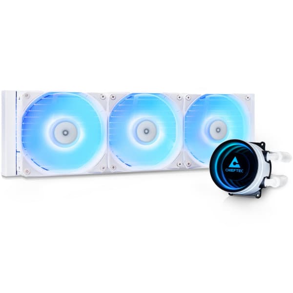 Система водяного охолодження для процесора Chieftec Iceberg 360 ARGB 120mm White (CLC-360-RGB-W)
