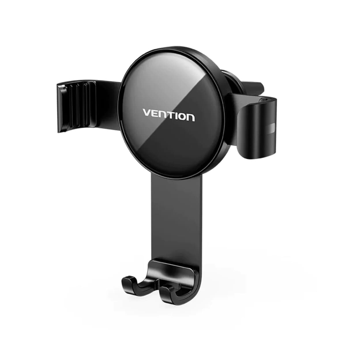 Автомобільний тримач автотримач Vention Auto-Clamping Car Phone Mount With Duckbill Clip Black Disc Fashion Type Black (KCSB0)