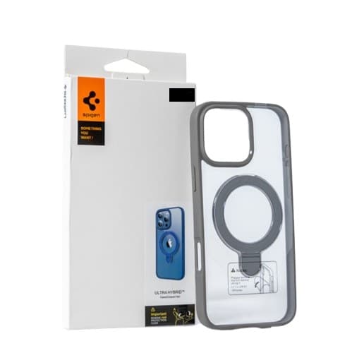 Захисний чохол-накладка Spigen AAA Magnetic Ring для Apple iPhone 14 Pro Max Grey (SPGMGRING14ProMaxGrey)