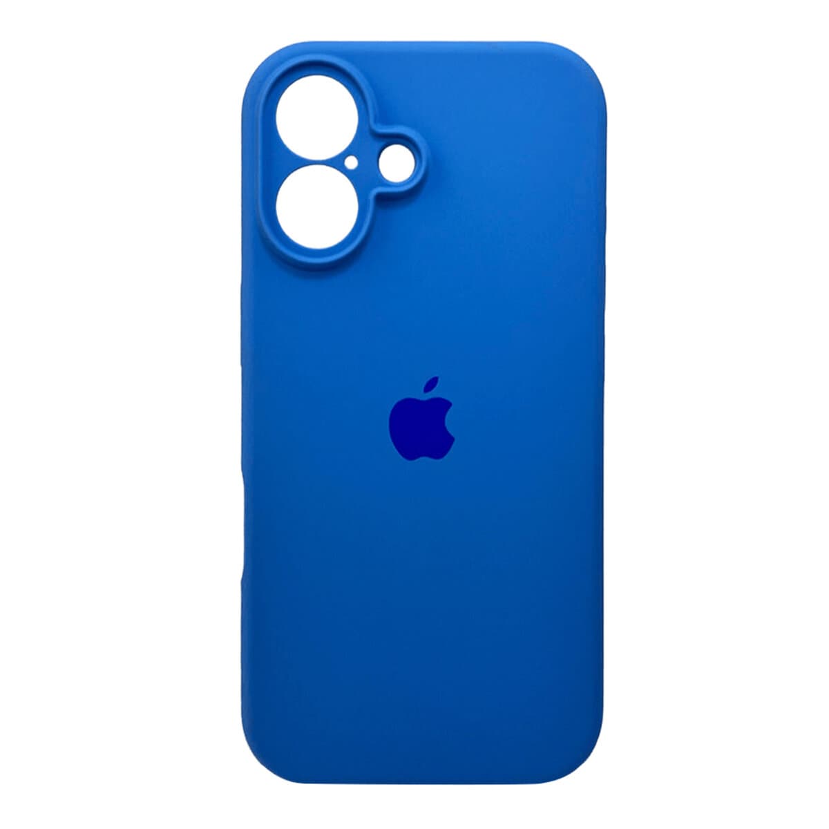 Захисний чохол-накладка Silicone Full Case AA Camera Protect для Apple iPhone 16 Royal Blue (FullAAi16-3)