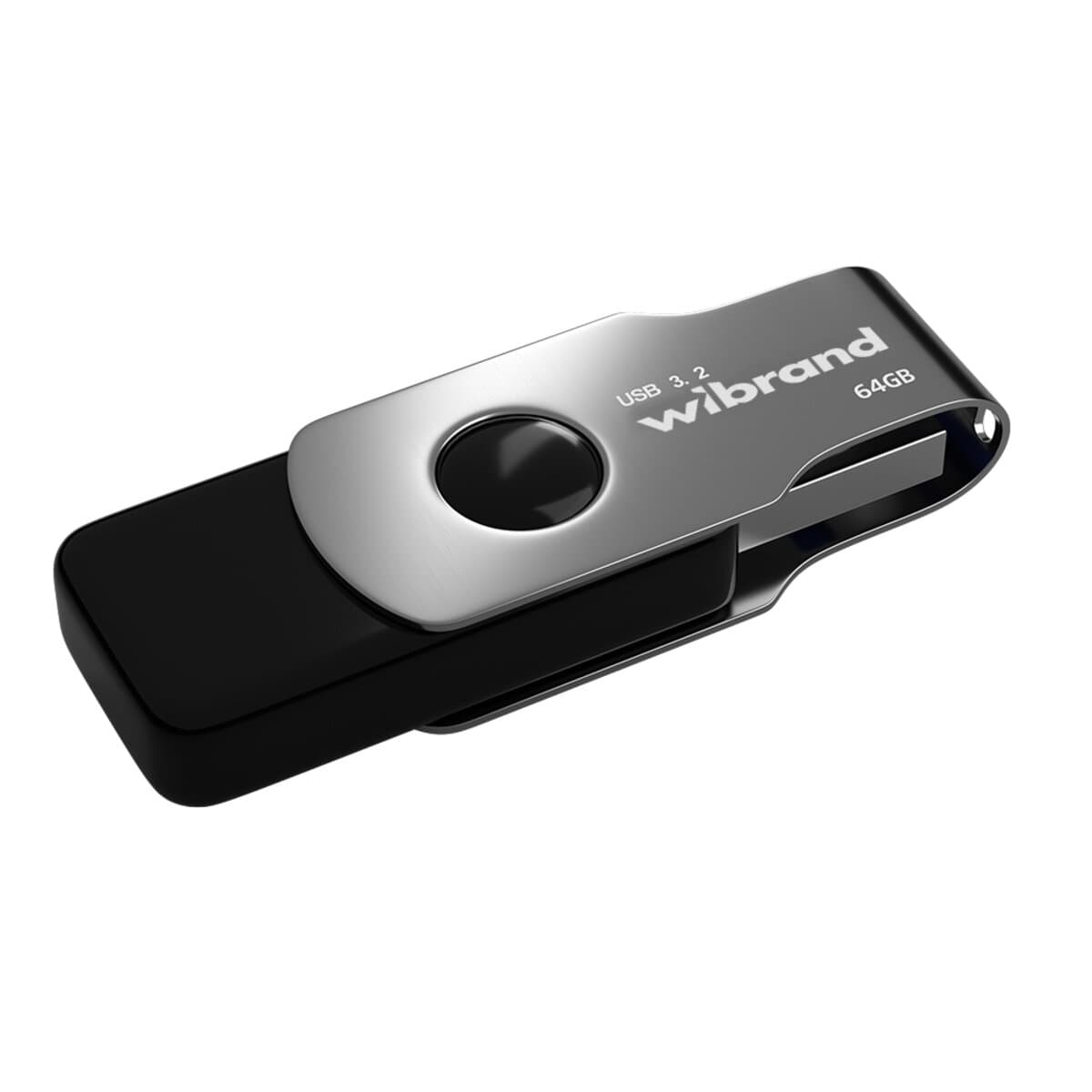 Флеш память флешка Wibrand Lizard 64GB USB 3.2 Gen1 Black (WI3.2/LI64P9B)