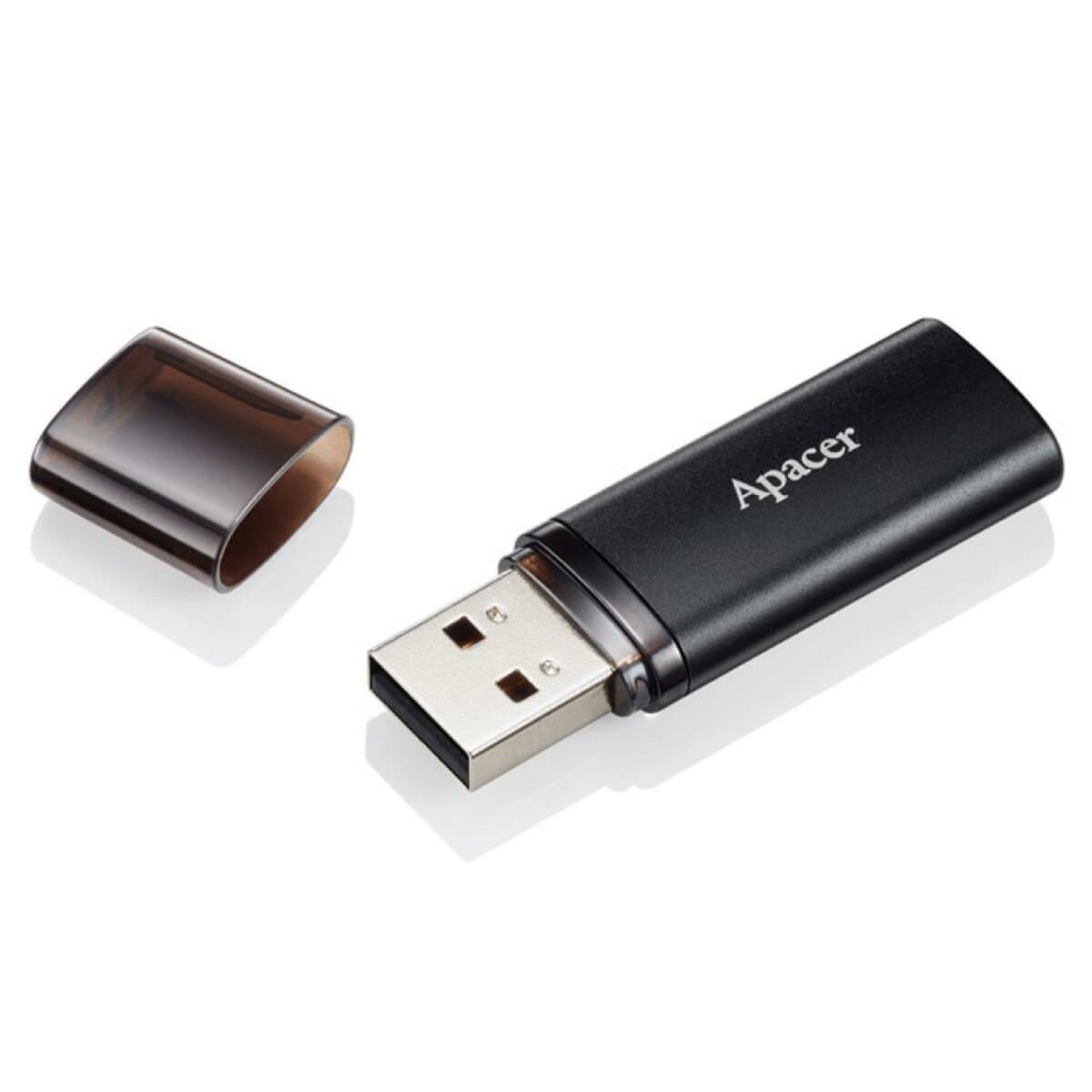 Флеш пам'ять флешка Flash Apacer AH25B 64Gb USB 3.1 Black (AP64GAH25BB-1)