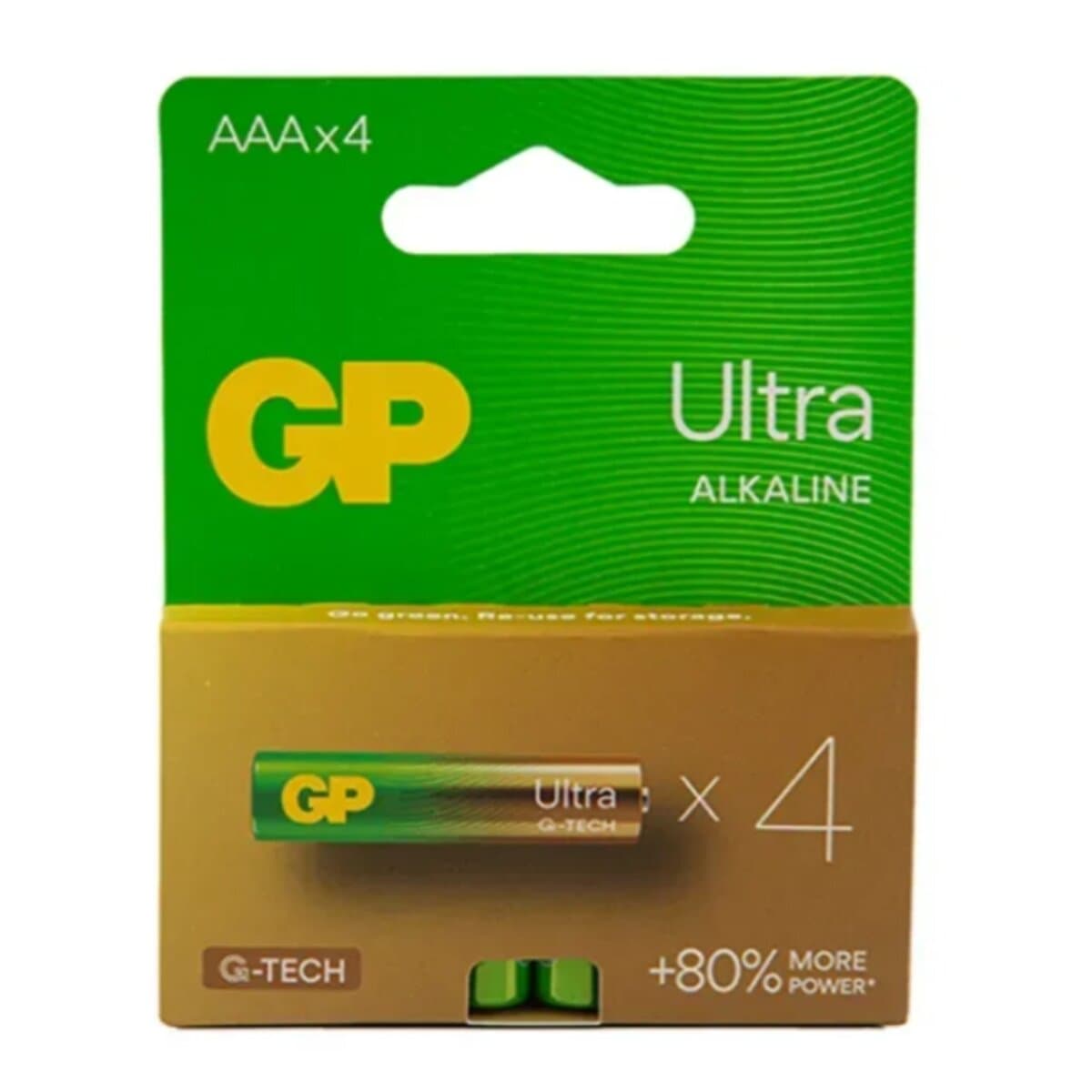 Батарейка GP LR3/AAA ULtra Alkaline 1.5V 4шт