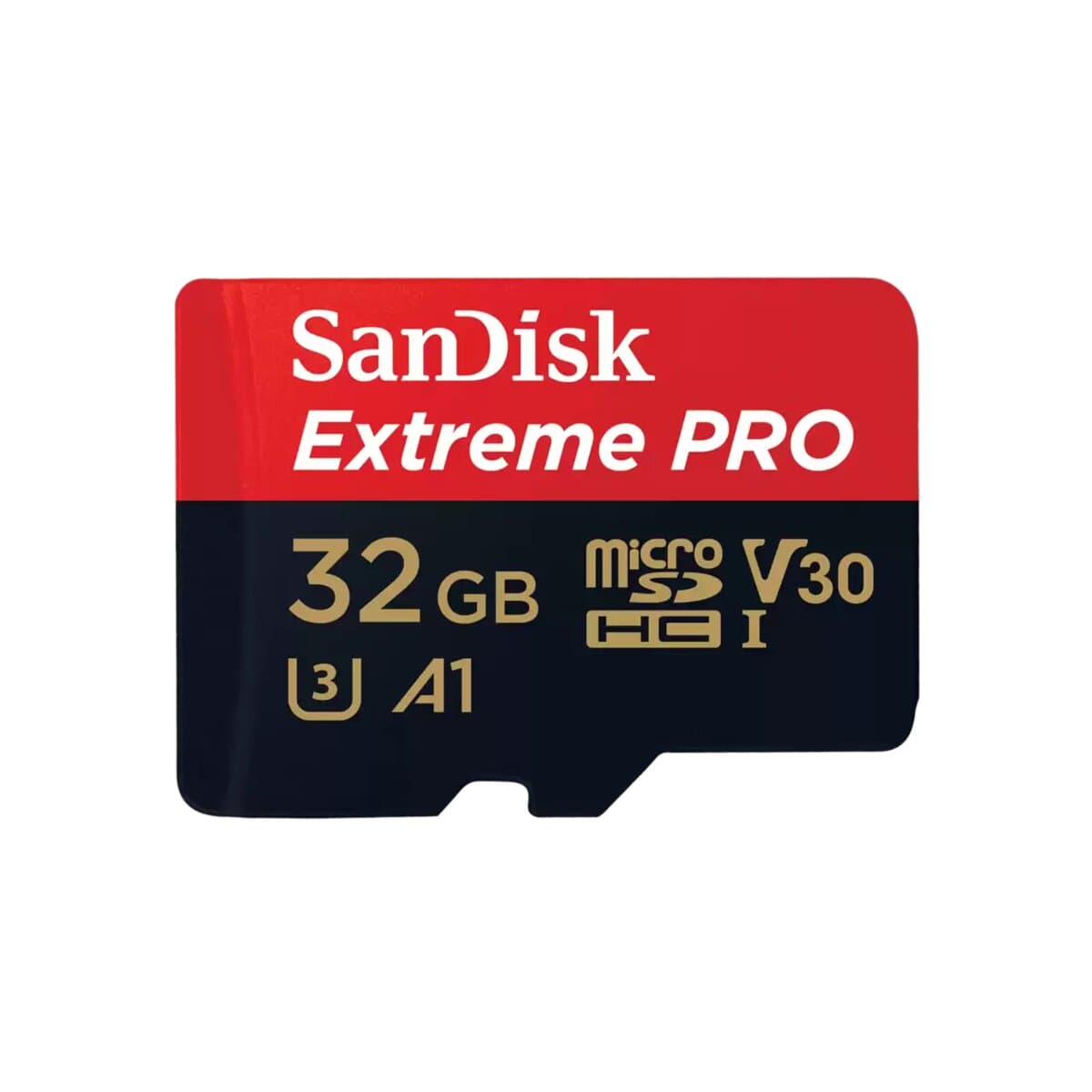 Карта пам'яті SanDisk Extreme Pro A1 32Gb microSDXC UHS-1 U3 class 10 V30 R100MB/s W90MB/s adapter (SDSQXCG-032G-GN6MA)