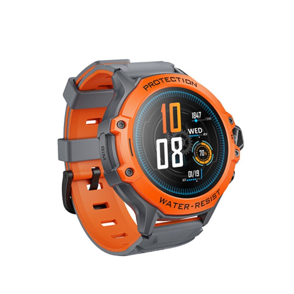 Дитячий смарт-годинник HOCO Y107 4G 32mm 700mAh IP54 children phone watch Orange