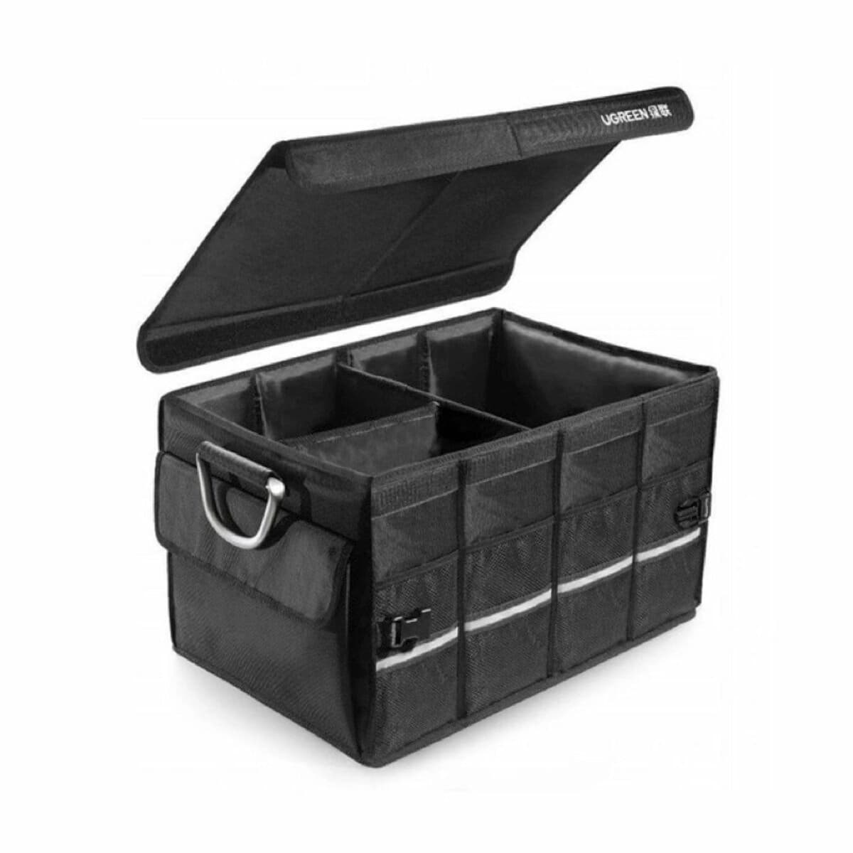 Сумка органайзер для авто UGREEN LP256 Car Trunk Organizer 55L Oxford+Aluminium Alloy Black (UGR-80710)