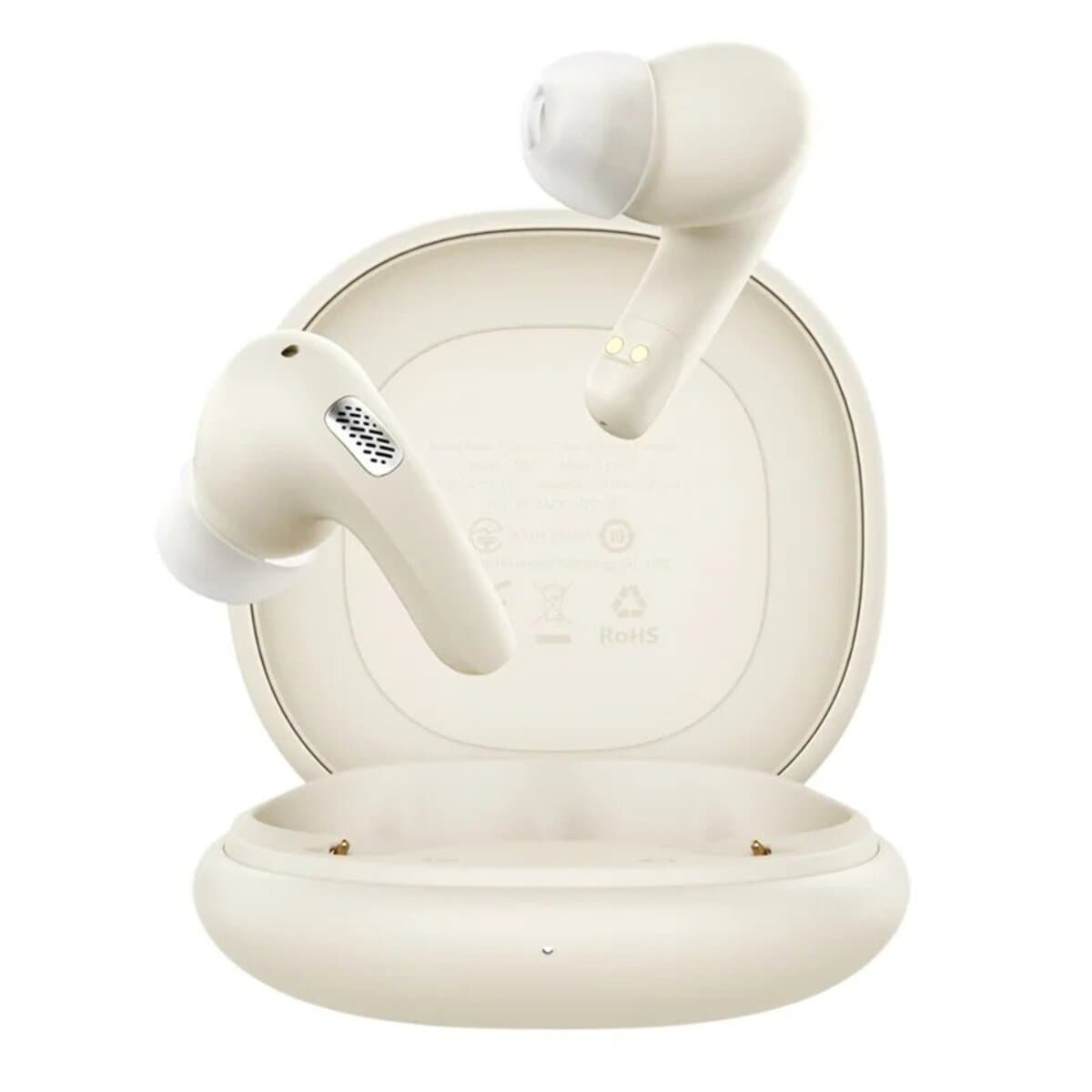 Бездротові навушники ACEFAST W3 active noise cancelling true wireless earbuds BT5.4 350mAh Beige