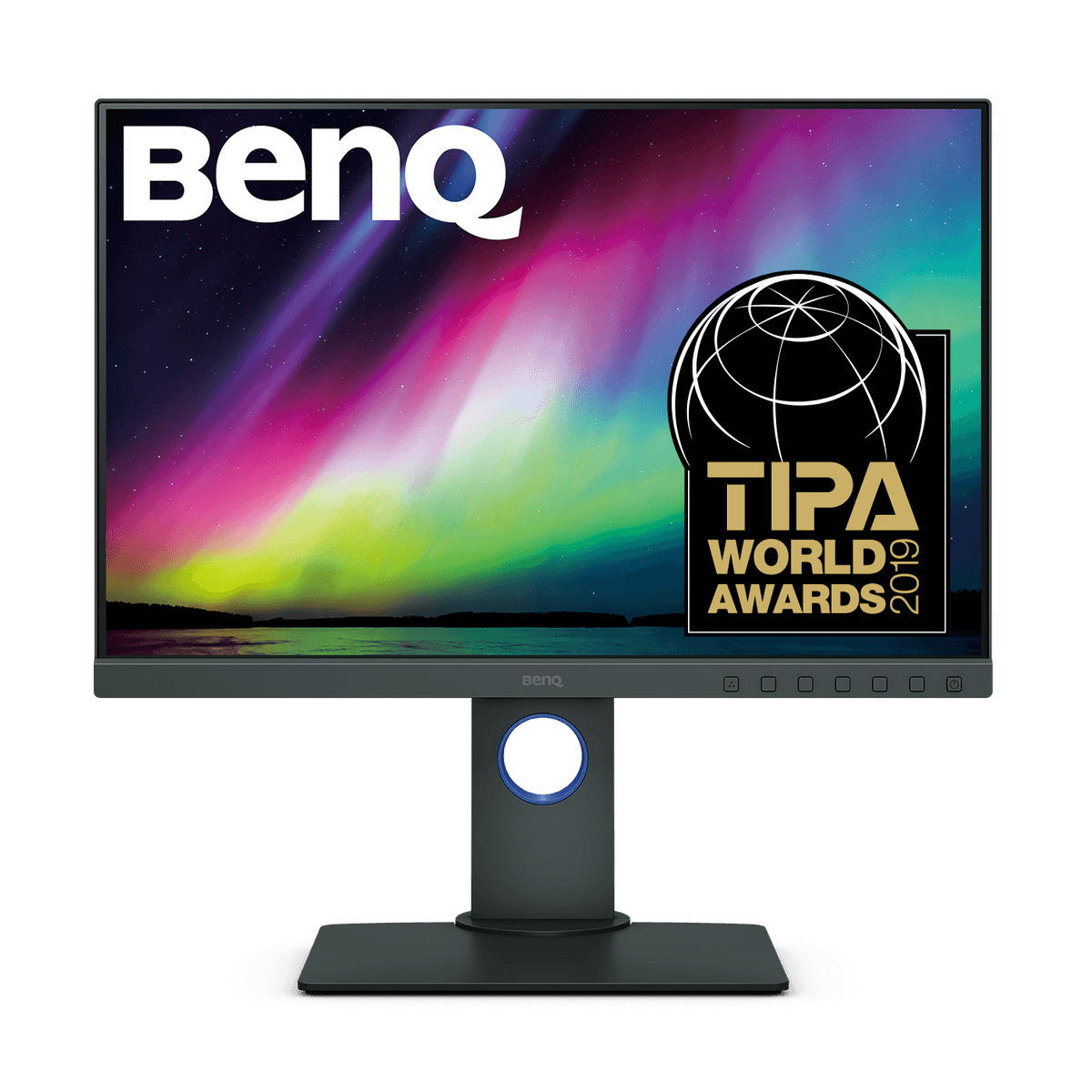 Монітор BenQ SW240 TFT 24.1" IPS Adobe RGB DVI-DL HDMI DP USB hub Pivot Grey (9H.LH2LB.QBE)