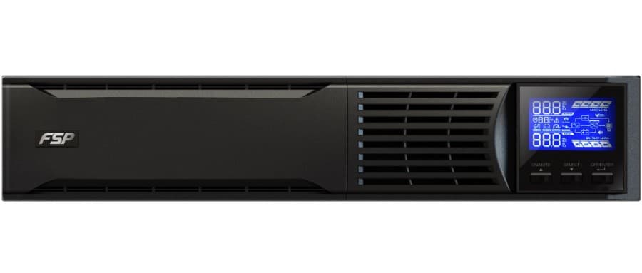 Джерело безперебійного живлення ДБЖ FSP CH-1101RS Champ 1 kVA RM IEC 1000VA/900W Online IEC*6 CE Black (PPF9001404)