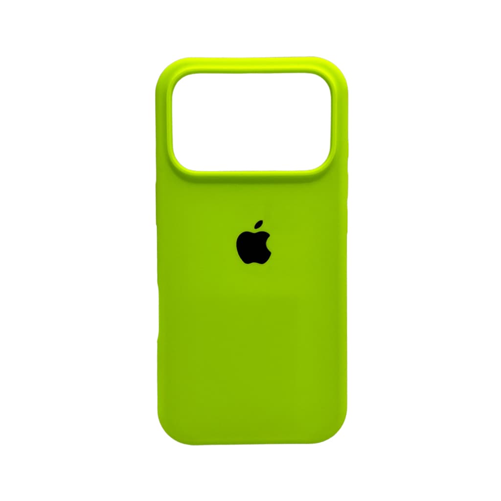 Защитный чехол-накладка Silicone Full Case AA Open Cam для Apple iPhone 17 Pro Shiny Green (FullOpeAAi17P-24)