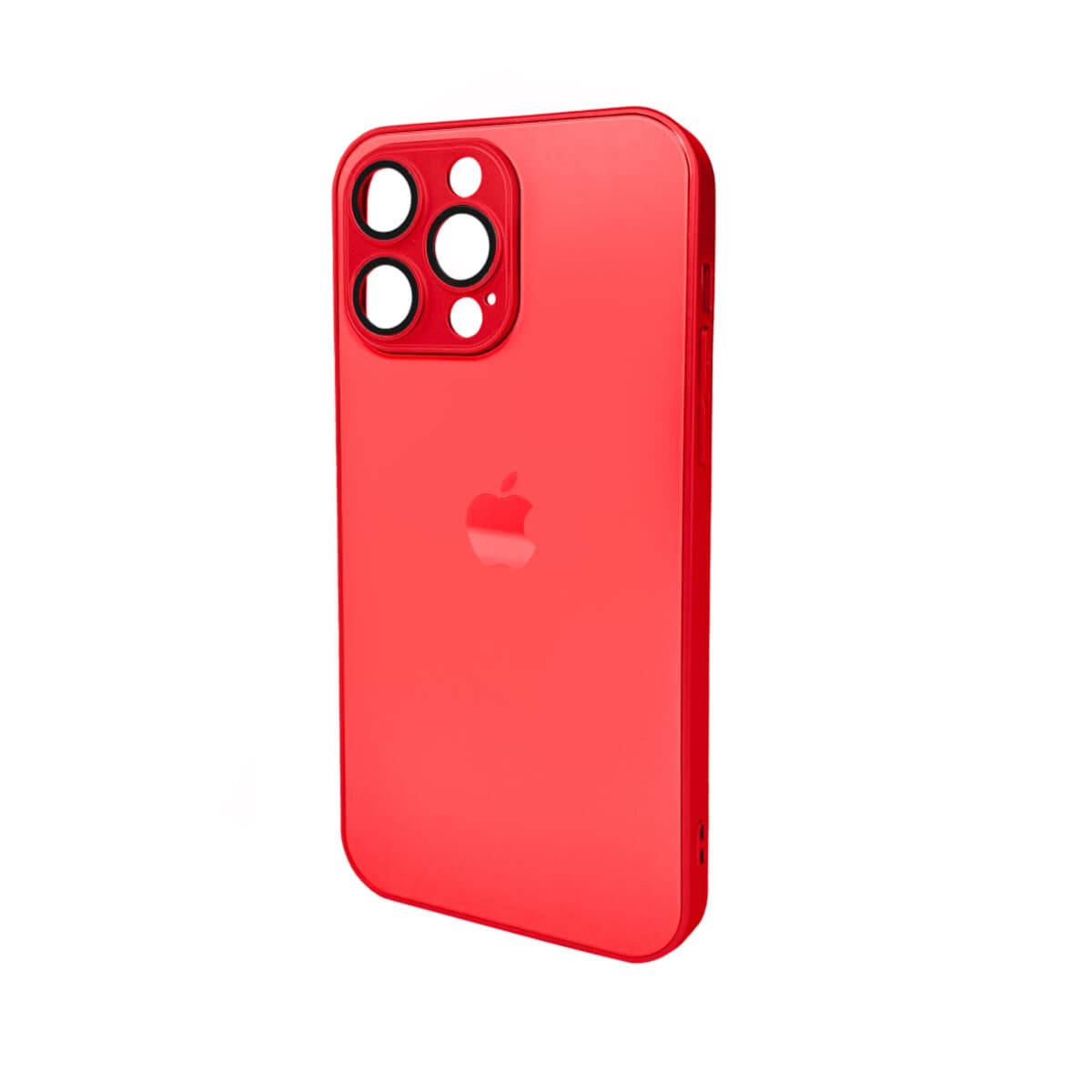 Защитный чехол-накладка AG Glass Matt Frame для Apple iPhone 14 Pro Max Coke Red (AGMattFrameiP14PMRed)