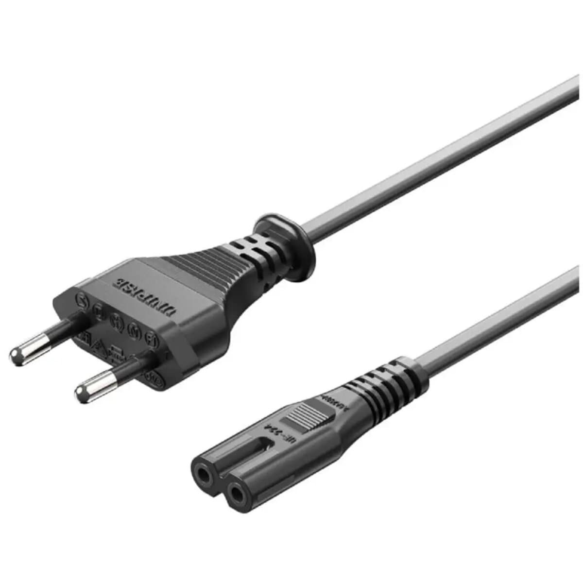 Кабель живлення Vention 2-Prong Power Cord 1.8m C7 Connector EU Plug Black (ZCLBAC)