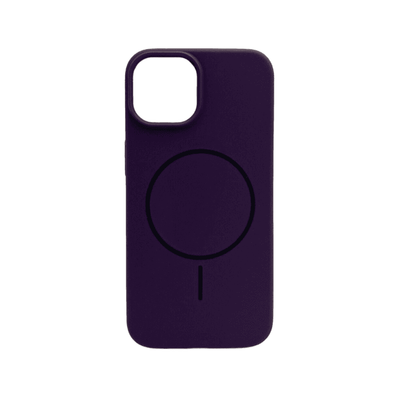 Захисний чохол-накладка Cosmic Silicone Case Magnetic для Apple iPhone 15 Dark Purple (SilMag15-30)