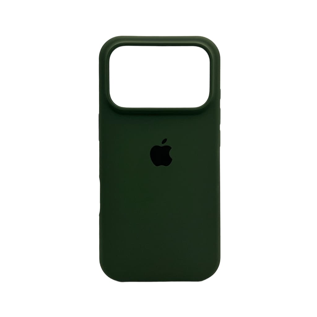 Защитный чехол-накладка Silicone Full Case AA Open Cam для Apple iPhone 17 Pro Max Dark Green (FullOpeAAi17PM-31)