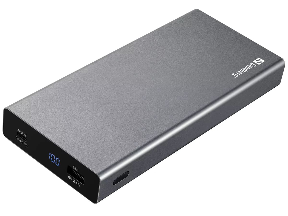 Powerbank павербанк УМБ Sandberg PD 20000mAh 100W USB Type-C in/out Black (420-52)