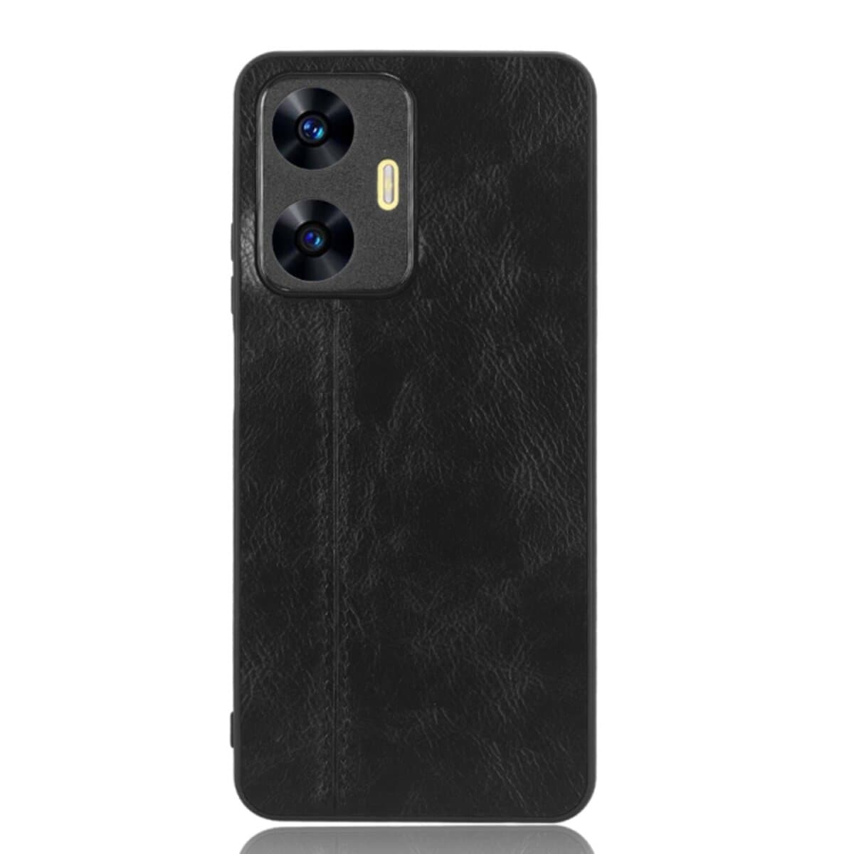 Защитный чехол-накладка Cosmiс Leather Case для Realme C55 Black (CoLeathRealC55Black)