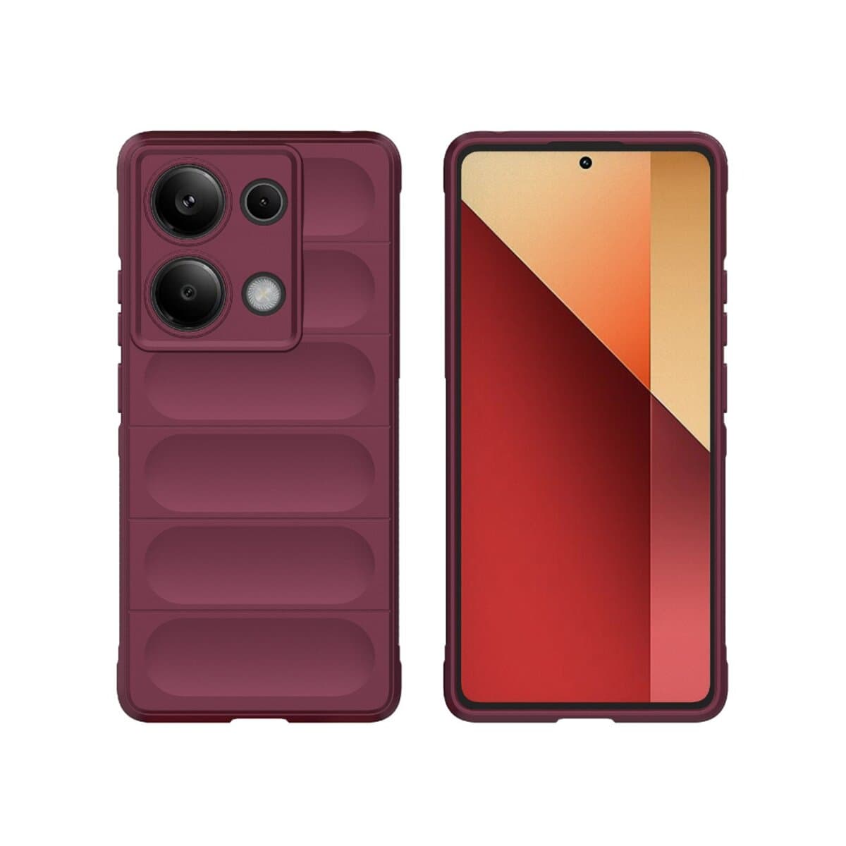 Защитный чехол-накладка Cosmic Magic Shield для Xiaomi Redmi Note 13 Pro 5G/POCO X6 5G Plum (MagicShXiNo13P5GPlum)