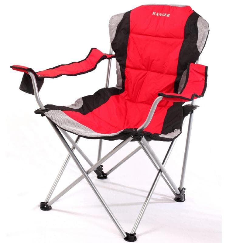 Складне крісло шезлонг Ranger FC 750-052 до 140кг Red (RA2212)