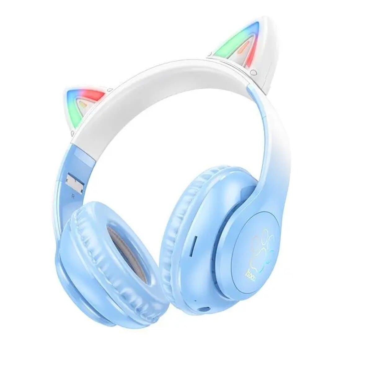 Бездротові навушники HOCO W42 Cat ears BT5.3 headphones 400 mAh Crystal Blue