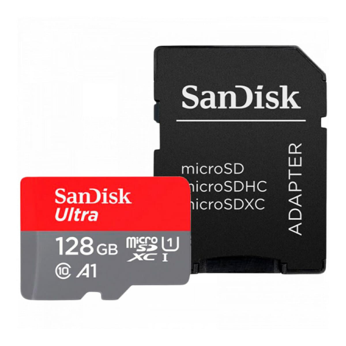 Карта пам'яті SanDisk Ultra microSDXC UHS-1 128Gb class 10 A1 140Mbps SD (SDSQUAB-128G-GN6MA)