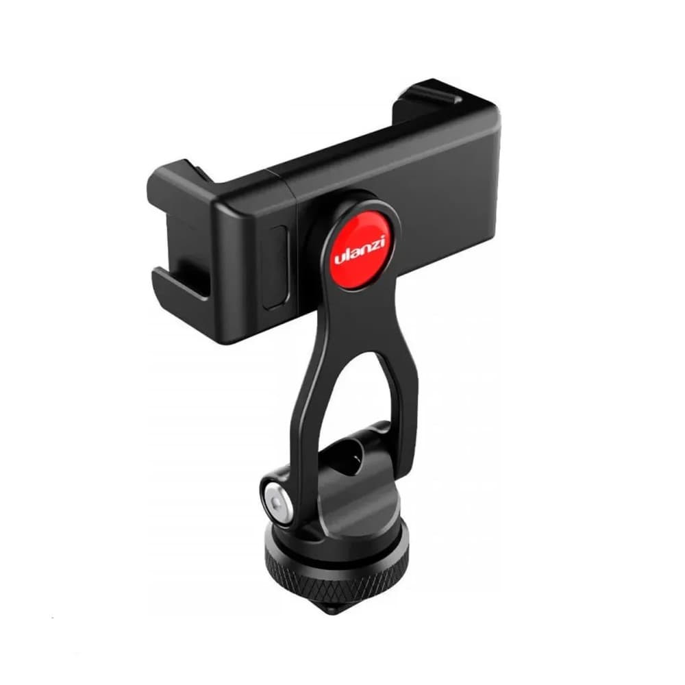 Тримач затискач для телефону на штатив трипод Ulanzi Vijim ST-10 Metal Phone Holder with Cold Shoe Black (2031)