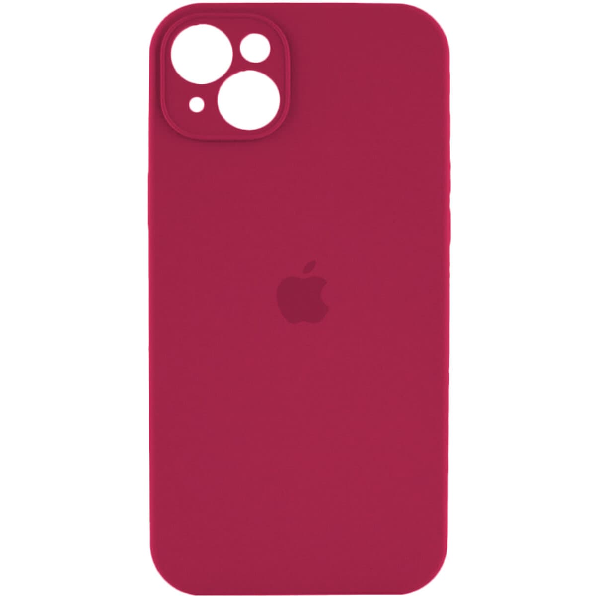 Защитный чехол-накладка Silicone Full Case AA Camera Protect для Apple iPhone 14 Maroon (FullAAi14-35)