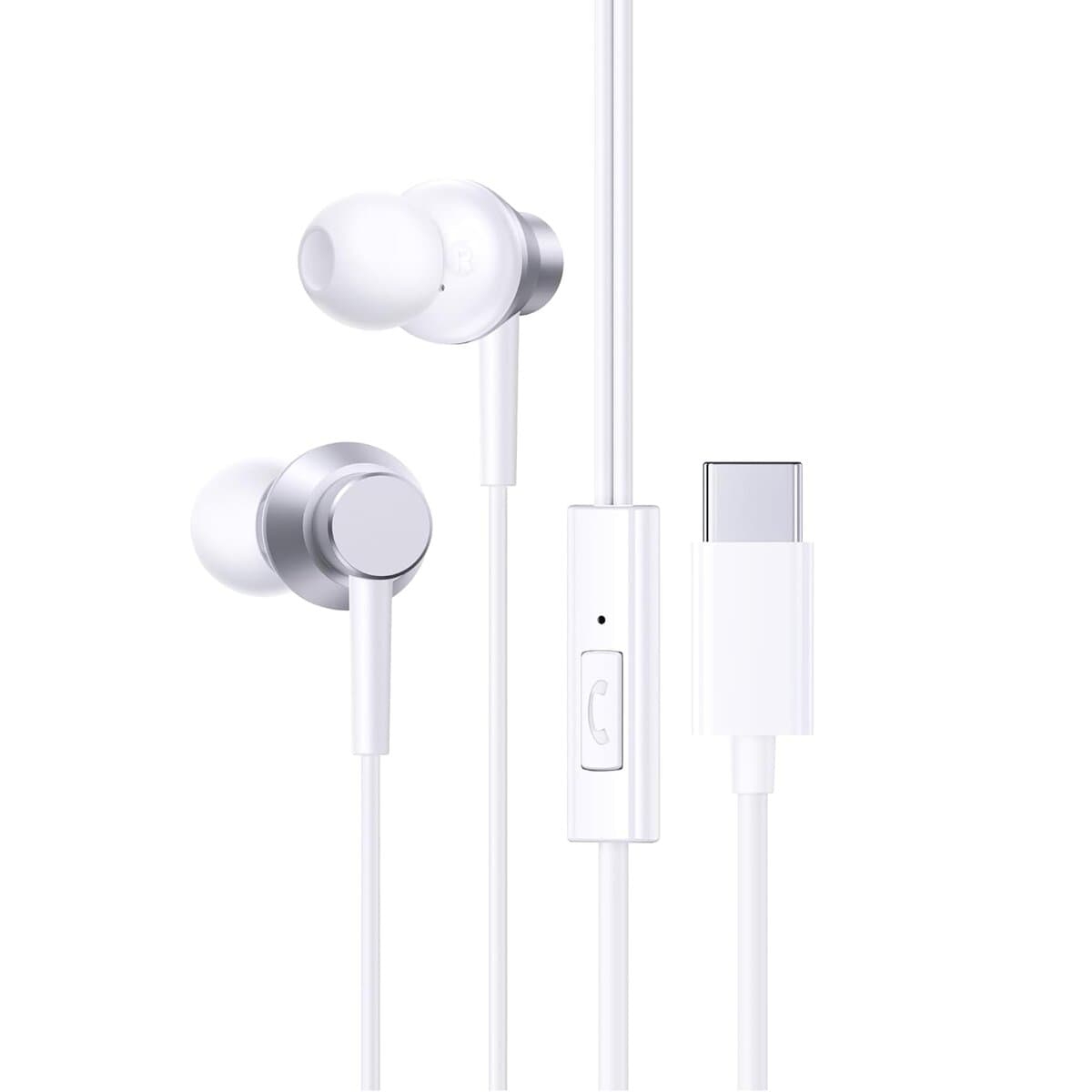Дротові навушники Baseus Encok CZ11 Wired Earphones Moon Type-C 1.1m White (A00164300213-Z1)