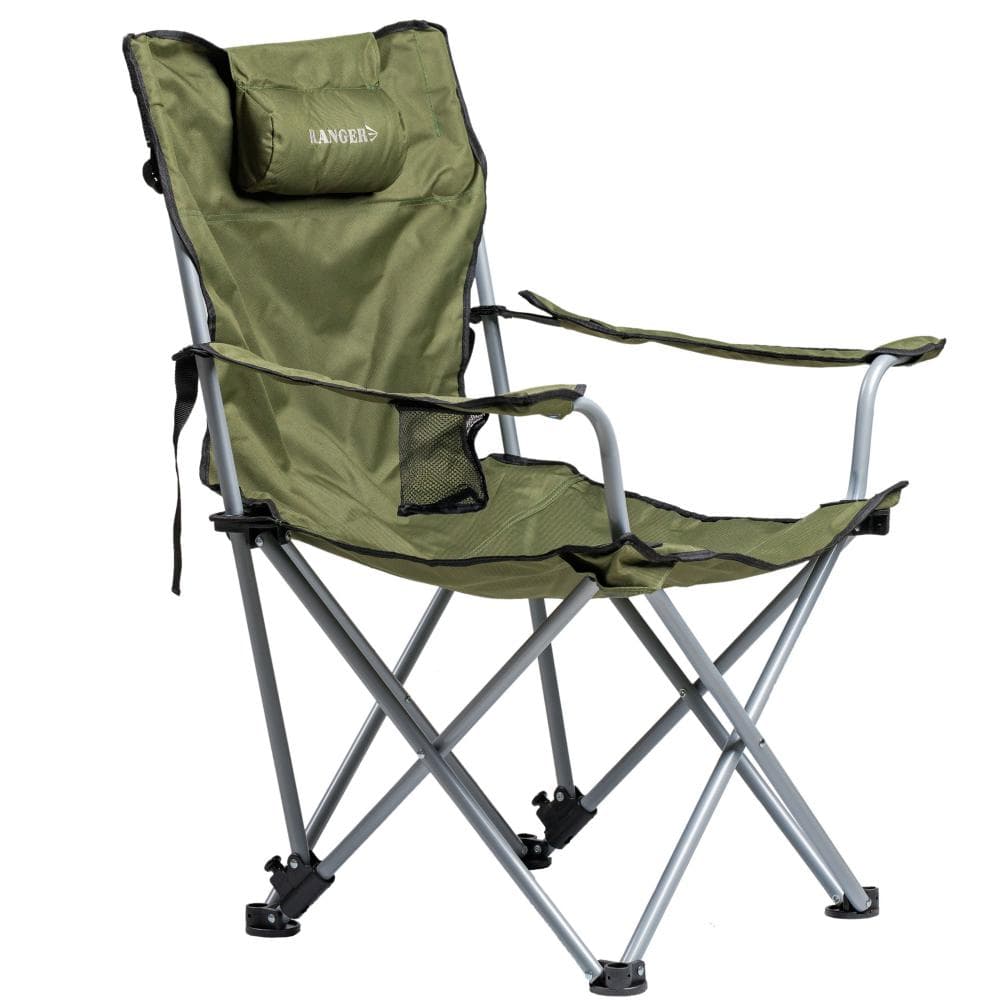 Розкладне крісло-шезлонг Ranger Stream Lux RA2247 до 120кг 600D Dark-Green