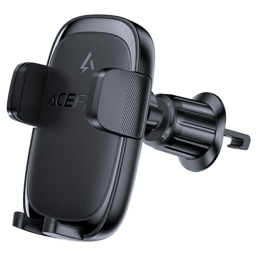 Тримач для телефону автотримач з безпровідною зарядкою ACEFAST D48 press type wireless charging car holder for air vent Black