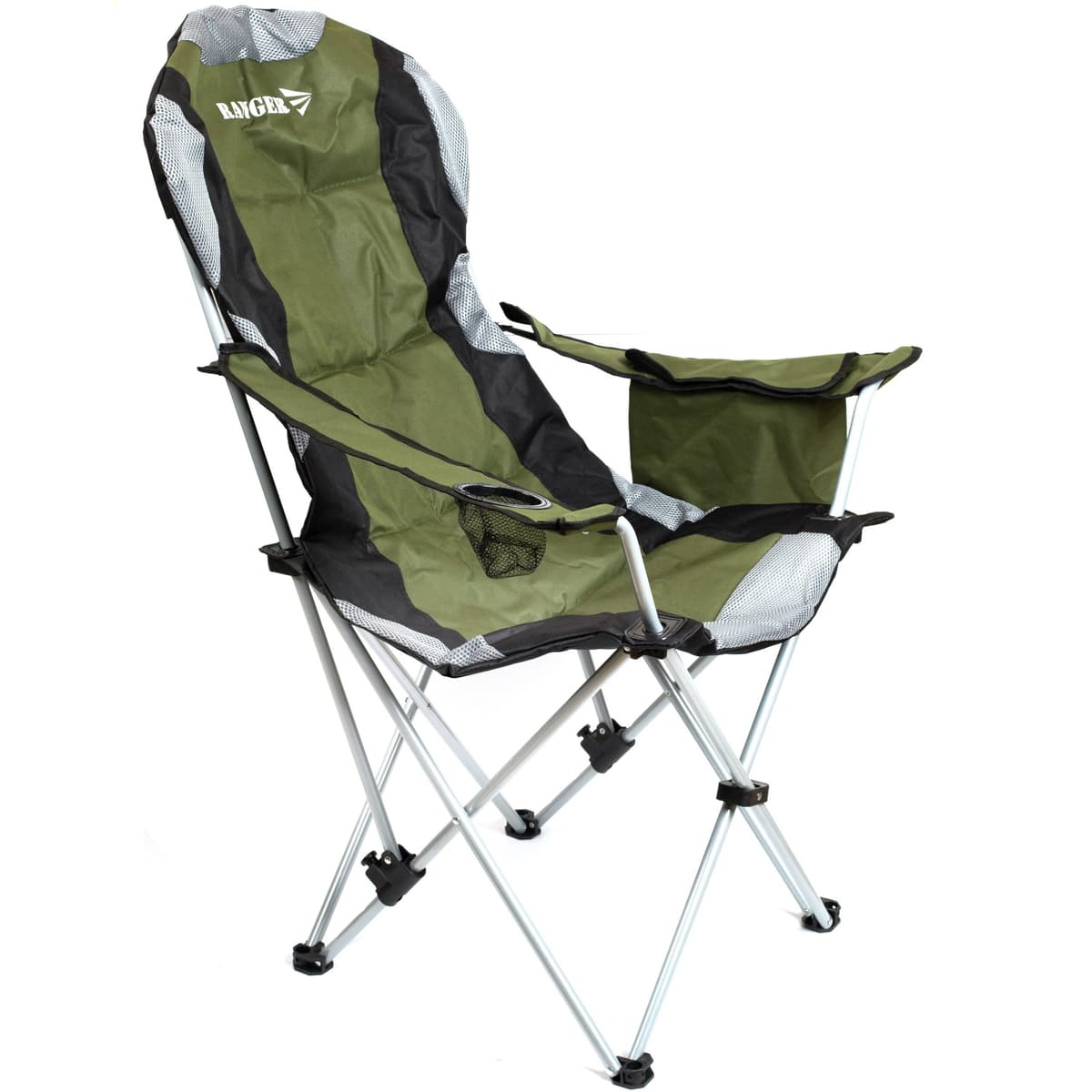 Крісло шезлонг складане Ranger FC 752 600D до 110 кг Green (RA2261)