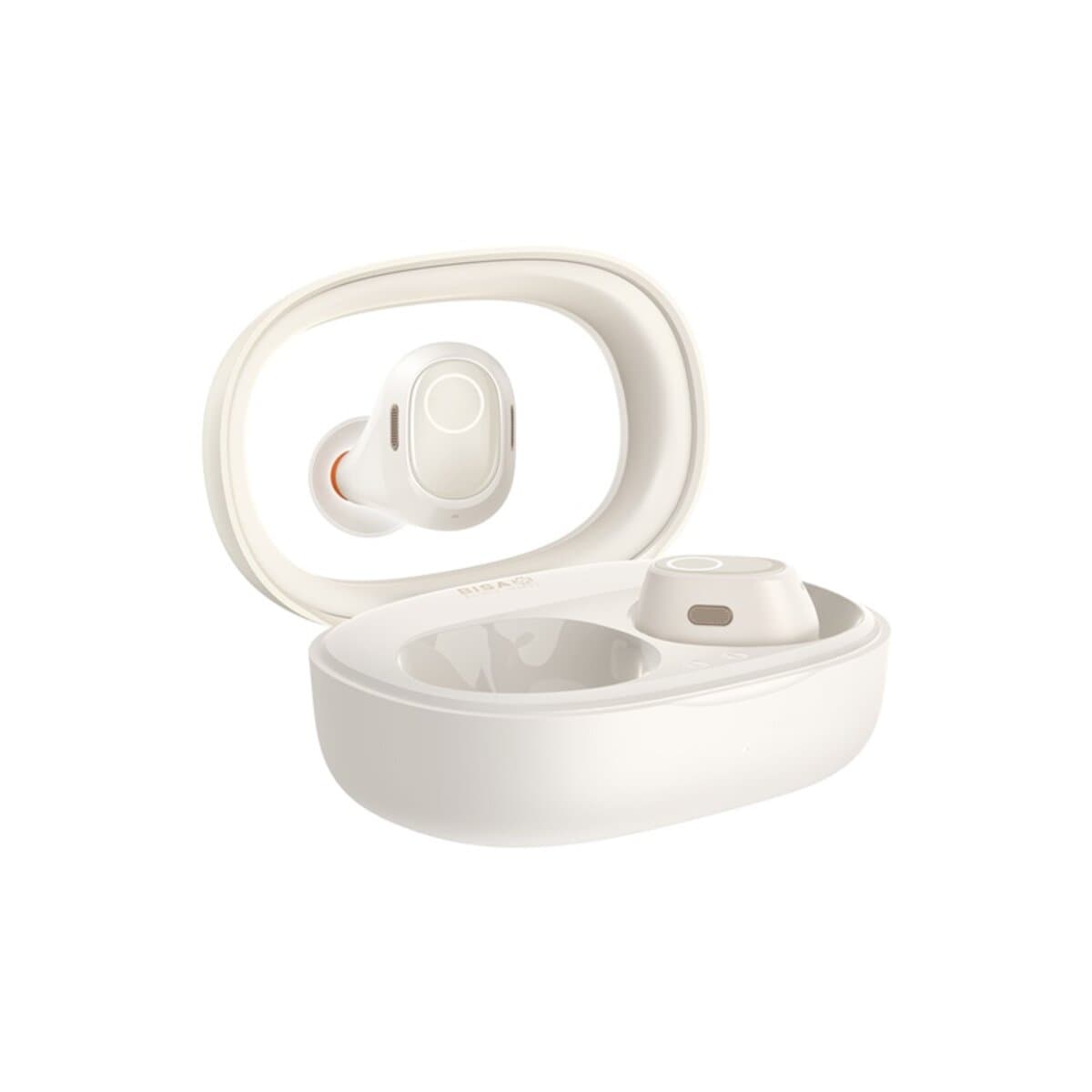 Беспроводные наушники Baseus Bowie WM03 True Wireless Earphones BT5.3 500mAh Creamy-White (NGTW330302)