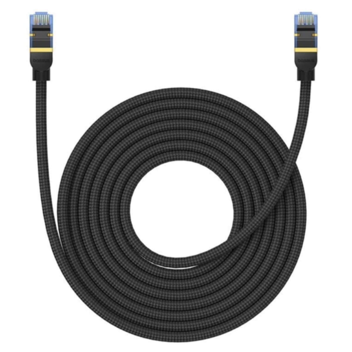 Патч-корд Baseus High Speed CAT7 10Gigabit Ethernet Cable Braided Cable 10m RJ-45 Black (B0013320B111-07)