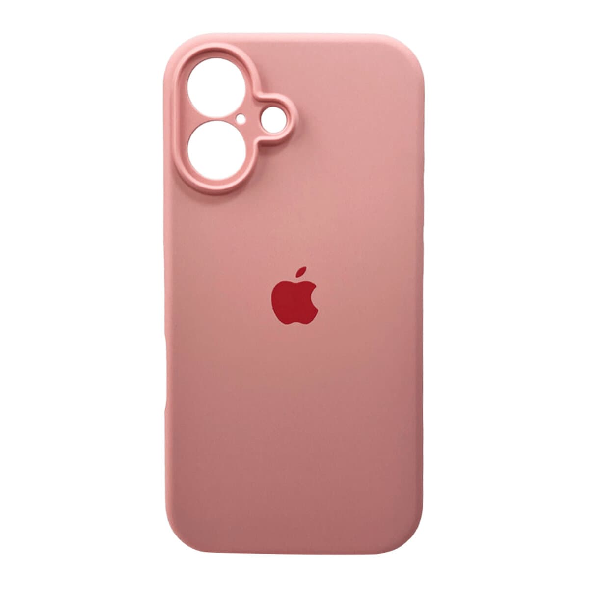 Защитный чехол-накладка Silicone Full Case AA Camera Protect for Apple iPhone 16 Pink (FullAAi16-41)