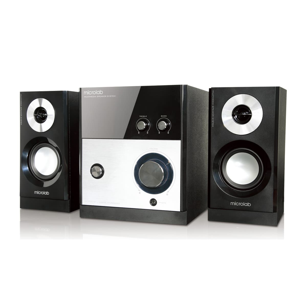 Комп'ютерні колонки 2.1 Microlab M-880 59W Black-Silver