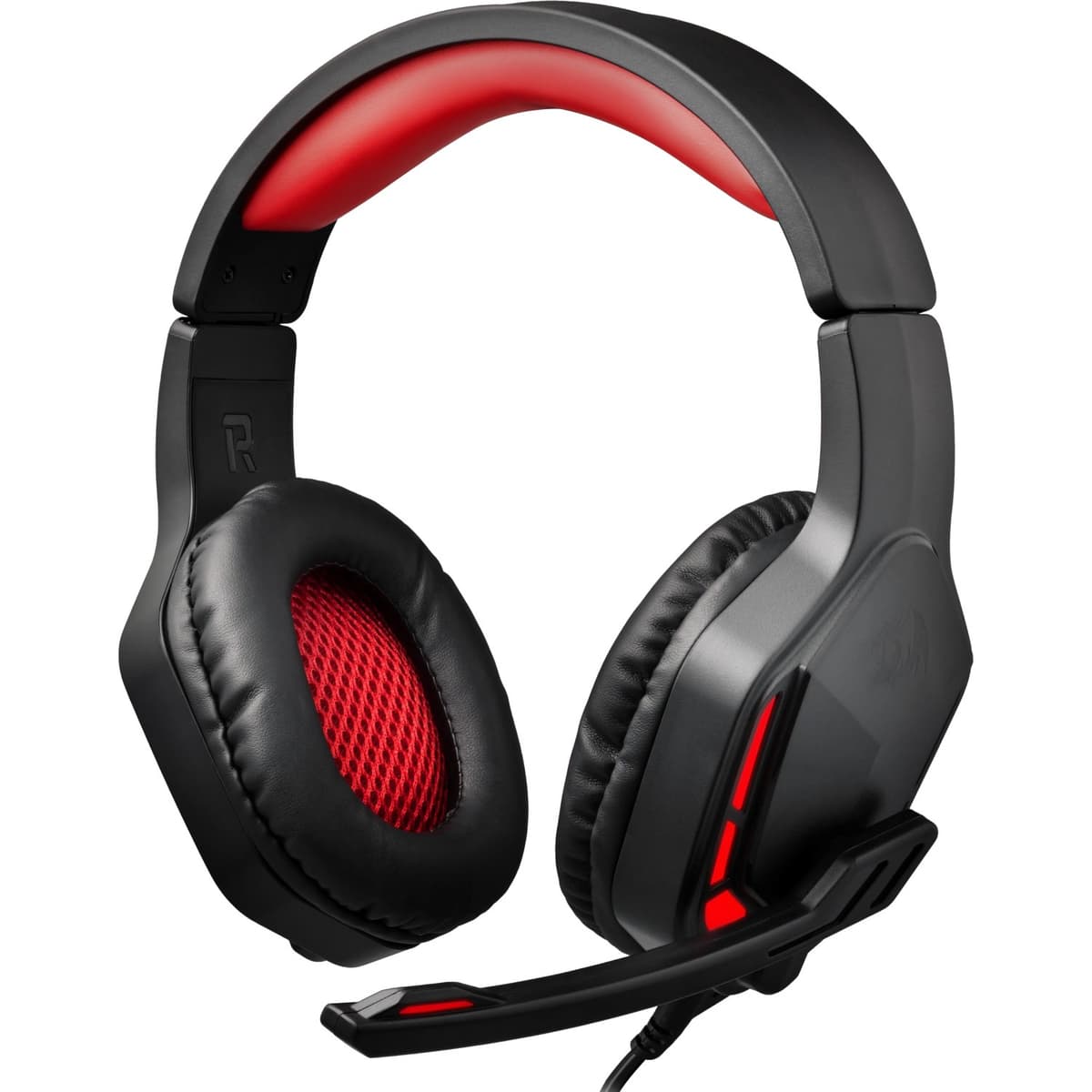 Провідні ігрові навушники з мікрофоном Redragon Themis H220 USB 2 x 3.5mm jack Black-Red