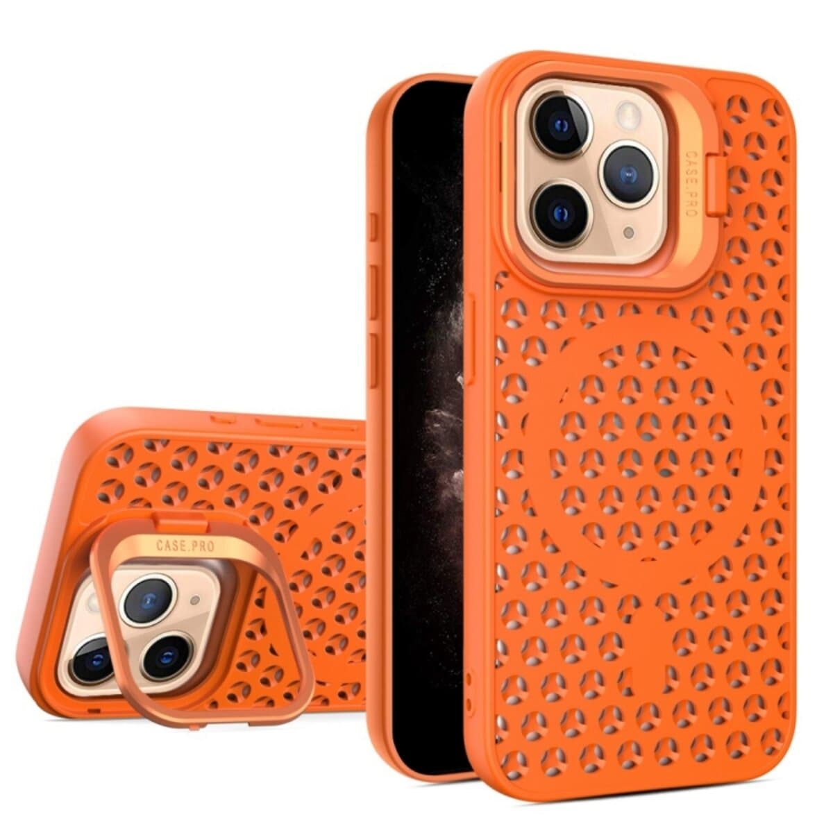 Защитный чехол-накладка Cosmic Grater Stand для Apple iPhone 11 Pro Max Orange (GRASTiP11PMOrange)