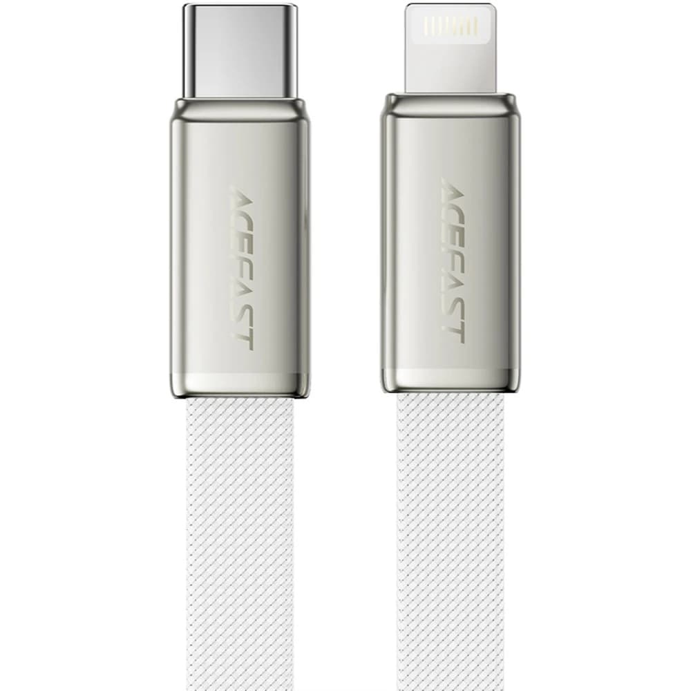Кабель Acefast C24-01 ultra-thin USB 2.0 Type-C M to Lightning M 1.2м White