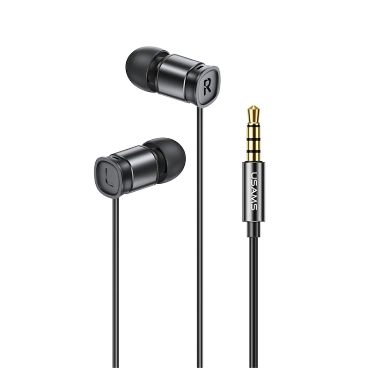 Проводные наушники Usams EP-46 Mini 3.5mm In-Ear Earphone 1.2м 3.5мм Black (HSEP4601)
