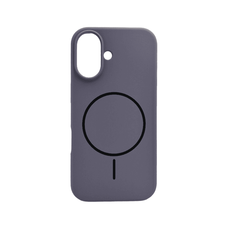 Защитный чехол-накладка Cosmic Silicone Case Magnetic для Apple iPhone 16 Lavender Grey (SilMag16-50)