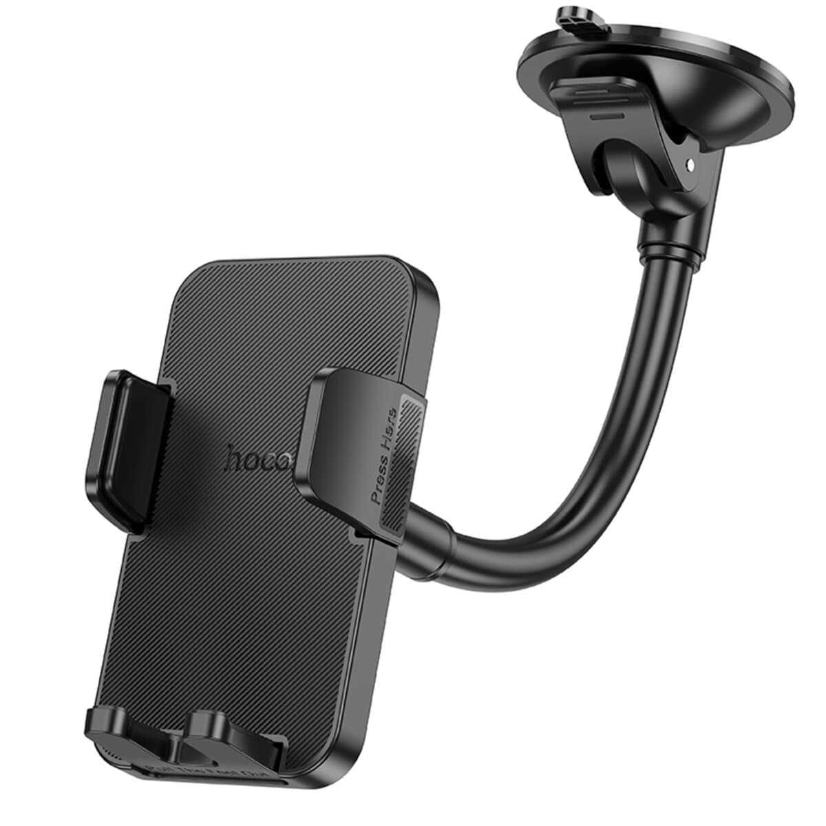 Держатель для телефона автодержатель HOCO H38 Cheetah car holder windshield Black