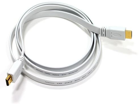 Кабель B00569 HDMI to HDMI 3м V1.4 4K 60Гц плоский White